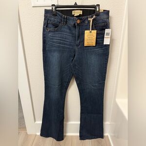 Democracy Dark Blue Bootcut Jeans - Classic Five-Pocket Ab-Solution